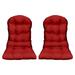 RSH DÃ©cor - Indoor/Outdoor Tufted Adirondack Chair Seat Cushion - Choose Color (2 Solid Red)