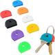 32pcs Portable Key Covers Caps Plastic Protective Key Covers Key Sleeves Car Key Caps