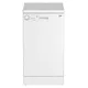 Beko Dfs05Q10W Freestanding Slimline Dishwasher - White