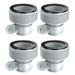 Yesbay 1 Set Replacement Hose Adapter Reusable Pool Hose Connector Durable Threaded Connection Pump Swimming Pool Parts