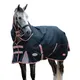 Weatherbeeta Comfitec Premier Plus Achable Neck Therapy-Tec Lightweight Horse Turnout Rug Black/silver/red (5 9")