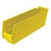 ZoroSelect Shelf Storage Bin Yellow Plastic 11 5/8 in L x 2 3/4 in W x 4 in H 7 lb Load Capacity