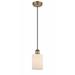 Innovations 516-1P-BB-G341 Hadley 1 Light Mini Pendant part of the Ballston Collection Brushed Brass