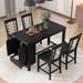 Counter Height 5-piece Dining Table Set