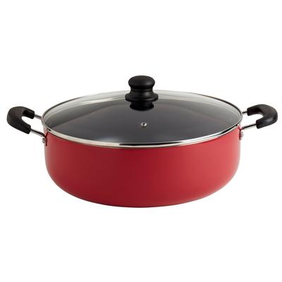 Infuse 10.5qt Non-Stick Aluminum Family Cooker - Red