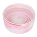 1Pcs Creative Marble Bowl Ceramic Pet Bowl Cat Drinking Fountain Dog Bowl Food Bowl for Home Shop Pet Supplies(Pink)
