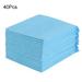 Farfi 20/40/50/100Pcs Absorbent Dog Pee Pad Toilet Training Mat Disposable Diapers (Blue 40Pcs L 60*60cm)