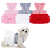 Dog Dress Tiered Layer Tutu Tulle Dresses Puppy Dress Holiday Party Dress for Small Dogs Summer - XXL