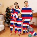 Matching Family Pajamas Christmas Novelty Practical Vivid Design Long Sleeve Night Shirts for Adult Big Kid Toddler Baby Pet Home Party Clothing