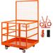 VEVOR Forklift Safety Cage 1200/1400lbs Load Capacity Foldable Forklift Work Platform for 1-2 People