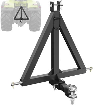 VEVOR 2in 3 Point Hitch Receiver Category 1 Compatible with Kubota Mahindra Ford Yanmar John Deere Massey Ferguson