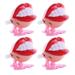 4PCS Wind-up Mouth Toys Cartoon Mouth Clockwork Toy Funny Mouth Shape Wind-up Toy Early Educational Wind-up Toy for Kids Playing