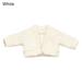 New Doll Accessories Handmade Tops Casual Dress Mini Knitted Sweater 1/12 Doll Cardigans Dressing Clothes WHITE