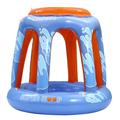 Clispeed Inflatable Basketball Water Basketball Game Pool Float with 2pcs Inflatable Basketballs and 1pc Pump