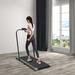 3HP Electric Folding Treadmill Home Walking Jogging Machine Under Desk 1-6km/h Gray