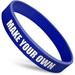 Classic Wristbands | 1/2 | Fully Customizable | Add a Message | Choose Your Colors | Perfect for Fundraisers Promotions and Awareness