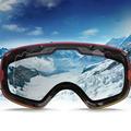 AYYUFE 1Pc HX06 Ski Goggles Lenses Double-layer Comfortable to Wear Snow Blindness Proof UV Protection Snowboard Goggles Lenses Replacement for Snow Ski