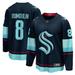 Men's Fanatics Branded Brian Dumoulin Deep Sea Blue Seattle Kraken Home Breakaway Player Jersey