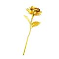 24K Foil Plated Rose Gold Rose Wedding Decoration Flower Valentine s Day Gift Lover s Rose Artificial Festive Party(Small Gold)