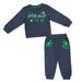 Girls Toddler Colosseum Navy Notre Dame Fighting Irish Flower Power Fleece Pullover Sweatshirt & Pants