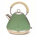 Morphy Richards Sage Green Accents 1.5 Litre Pyramid Kettle