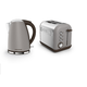 Morphy Richards Pebble Grey Accents Jug Kettle & 2 Slice Toaster Set
