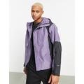 The North Face 2000 Mountain DryVent waterproof shell jacket in purple and grey