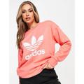 adidas Originals adicolour sweatshirt in pink-Orange