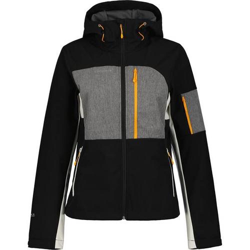 ICEPEAK Damen Funktionsjacke BURLEY, Größe 44 in SCHWARZ