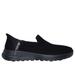 Skechers Women's Slip-ins: GO WALK Joy - Vela Slip-On Shoes | Size 7.5 | Black | Textile | Vegan | Machine Washable