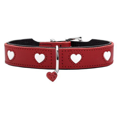 HUNTER Halsband Love, rot 65: 51-58cm Hund