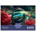 Science Fiction Theme Jigsaw Puzzles for Adults 1000 Astronaut Puzzles 1000 Pieces Jigsaw Puzzles for Adults 1000 Piece Puzzle Educational Challenging Games 1000pcs (75x50cm)