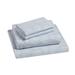 Tahari Snowflake Guest Room Sheet Set Case Pack Flannel/Cotton in Blue | Full/Double | Wayfair SNF-STS-FULL-AZ-BLUE