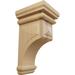 Ekena Millwork 14" H x 7" W x 7.75" D Wood Bracket/Corbel Wood in Brown | 14 H x 7 W x 7.75 D in | Wayfair CORW07X07X14WFCH-CASE-2