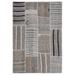 Gray 63" x 91" L Area Rug - Lofy Rectangle Teselya Rectangle 5'3" X 7'7" Area Rug 91.0 x 63.0 x 1.0 in whiteWool/Cotton | 63" W X 91" L | Wayfair