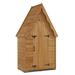 MCombo 4 ft. W X 3 ft. D Solid Wood Vertical Tool Shed in Brown | 82.7 H x 47.2 W x 28.7 D in | Wayfair 6056-1955D