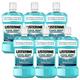 LISTERINE Cool Mint (6 x 500 ml), antibakterielle Mundspülung mit ätherischen Ölen & Minzgeschmack, Mundwasser bekämpft wirksam Bakterien im Mundraum, perfekte Ergänzung zur täglichen Zahnpflege