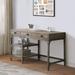 Williston Forge Whitman 3-drawer Writing Desk Wood/Metal in Gray/Brown | 29.5 H x 47.5 W x 24.5 D in | Wayfair 0159C13349484A3285B5F10804A882C0