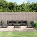 Latitude Run® 6 - Person Seating Group w/ Cushions in Gray | 26 H x 28.3 W x 28.3 D in | Outdoor Furniture | Wayfair