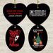 The Holiday Aisle® Dark Humor Horror Ornament Bundle Ceramic/Porcelain in Black | 6 H x 6 W x 4 D in | Wayfair FA2CE5ACCDE944AE827A43C29819A316