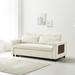 Latitude Run® 58.26" Square Arm Sofa Bed Polyester in White | 31.49 H x 58.26 W x 37.99 D in | Wayfair 142A3E984FC349158370276EA34AD303