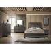 Aglae 5 Piece Gray Rustic Panel Bedroom Set