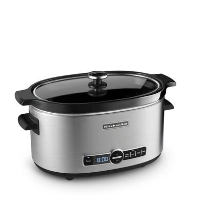 6-Qt Slow Cooker with Standard Lid - Stainless Steel
