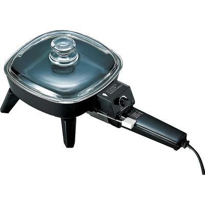 Brentwood 6 Inch Electric Skillet With Glass Lid - 13 x 7 x 5.5