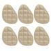 Yesbay 3 Pairs Forefoot Pads Comfortable Breathable Anti-wear Anti-Slip Silicone Pad Pain Relief Self-adhesive Metatarsal Pads High Heel Foot Cushions Shoes Accessories