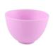 NUOLUX 8X5CM Home Use Odorless Anti-drop Silicone Bowl Facial Mask Mixing Bowl Prep Measuring Bowl (S Purple)