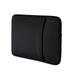 Laptop Sleeve Bag Compatible with MacBook Air/Pro Retina 11/13/14/15.6 inch Notebook Compatible with MacBook Pro Polyester Vertical Case with Pocket Black