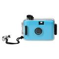 Waterproof Lightweight Reusable 35mm Film Camera for Snorkeling Manual Exposure Without Film Blue