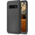 Galaxy S10 Plus Case Galaxy S10+ Case for Samsung Galaxy S10 Plus Case Military Drop Shockproof Armor Heavy Duty Rugged 3 in 1 Protection Cover for Galaxy S10 Plus S10+ Phone Case (Black+Black)