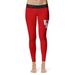 Women's Vive La Fete Red/Black Houston Cougars Solid Design Yoga Leggings